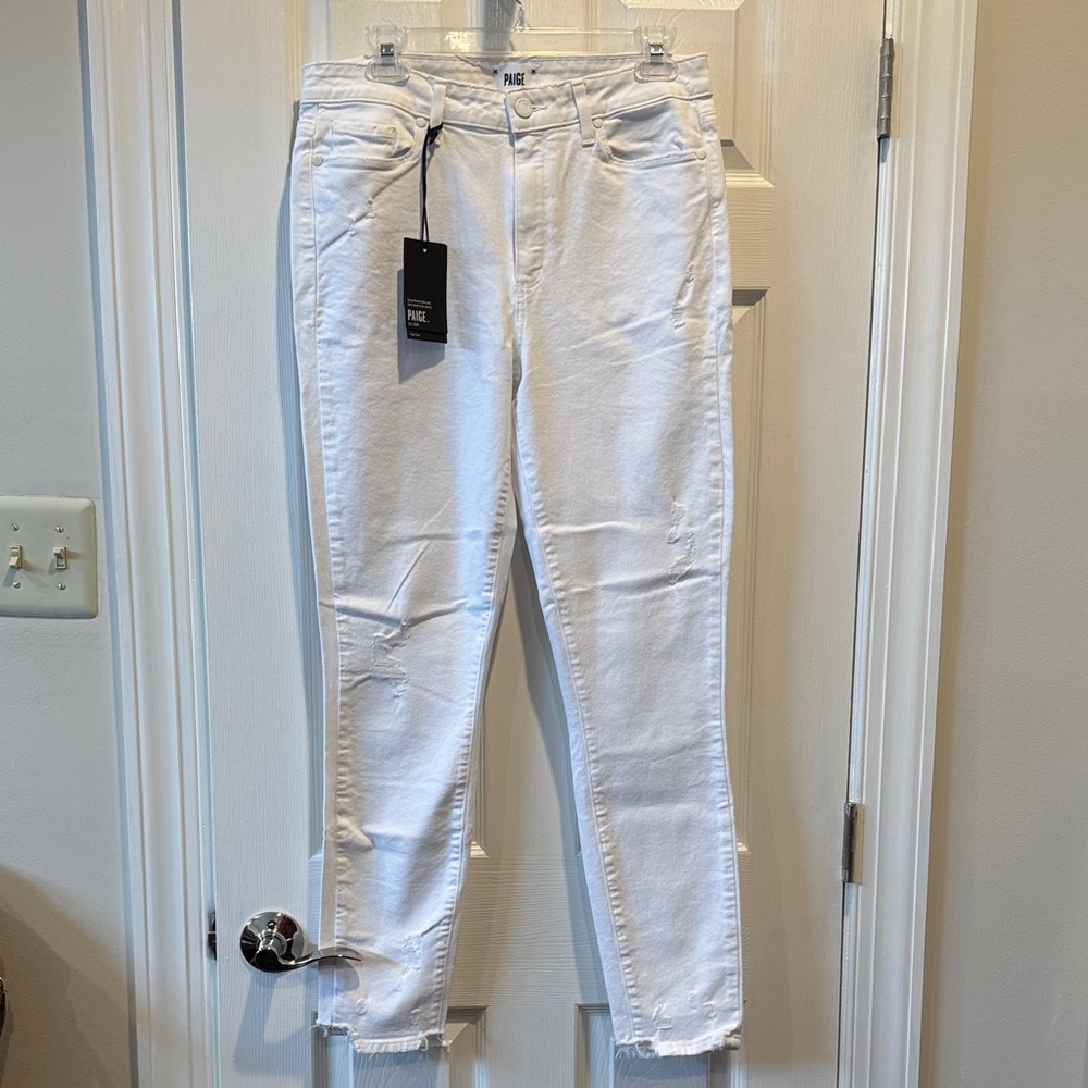 PAIGE Crisp White Jeans